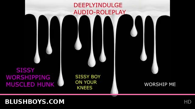 Sissy Worships Muscled God in Intense Audio Porn Session