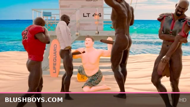The Day You Hit the Beach and Became the Ultimate BBC Fucktoy