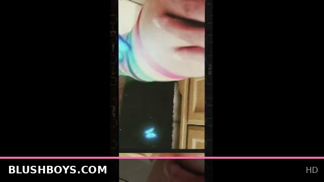 Bubble Butt Femboy Shows Off Smooth Thicc Thighs and Juicy Cock on Camera