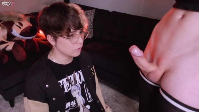 Cheerleading Femboy Loses Bet and Gets Covered in Cum